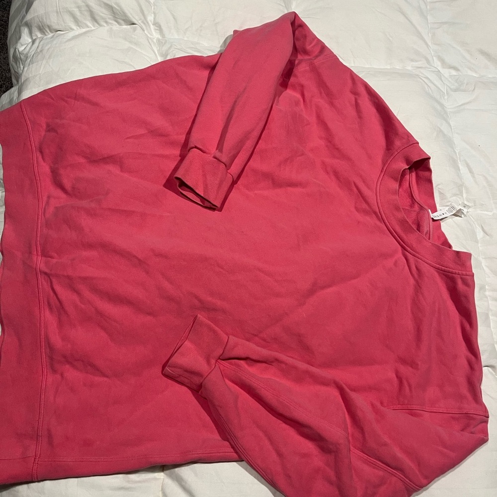 Lululemon Pink Sweatshirt - Oversized